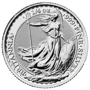 Imagen del producto1/4 oz Silver Britannia, backdated