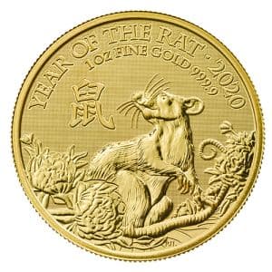Imagen del producto1 oz Gold Rat 2020, Lunar Series UK