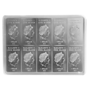 Imagen del producto10 x 10g Silver CombiBar Cook Island Valcambi