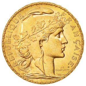 Imagen del producto20 Francs Gold Marianne