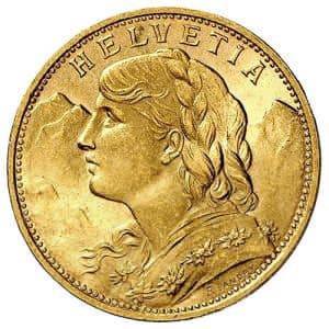 Imagen del producto20 Francs Gold Vreneli