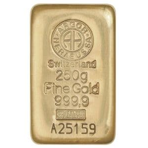 Imagen del producto250g Gold Bar Argor Heraeus