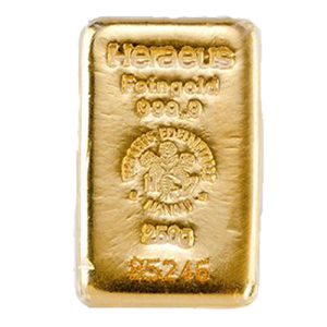 Imagen del producto250g Gold Bar Heraeus