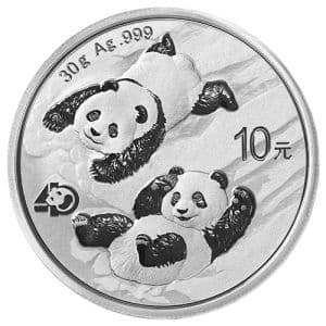 Imagen del producto30g Silver China Panda, backdated