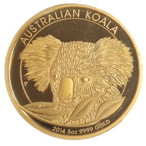 Imagen del producto5 oz Gold Koala 2014