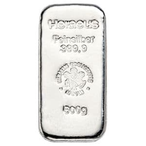 Imagen del producto500g Silver Bar Heraeus