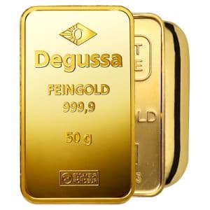 Imagen del producto50g Gold Bar, various LBMA manufacturers