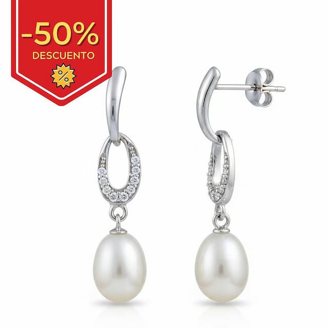 Imagen del productoPENDIENTES PLATA 925MM PERLAS CULTIVADA