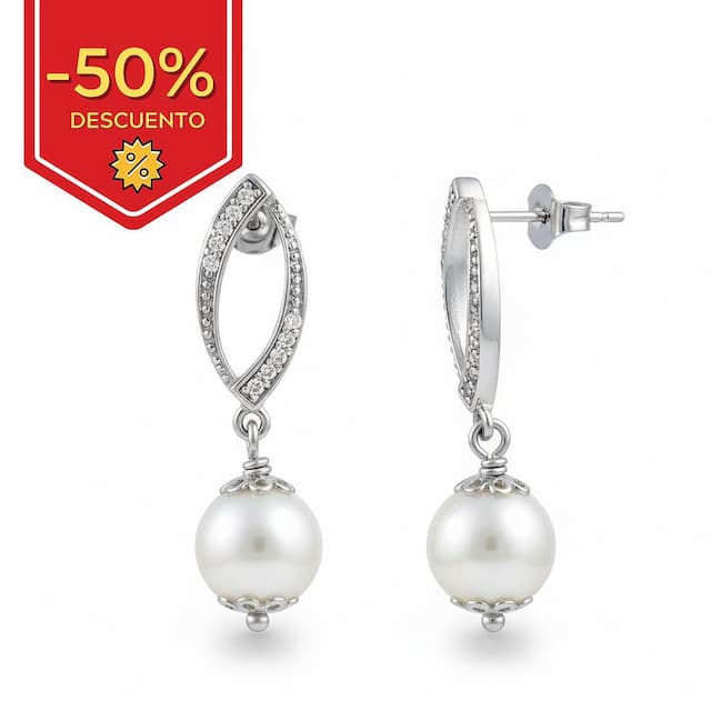 Imagen del productoPENDIENTES PLATA 925MM PERLA CULTIVADA