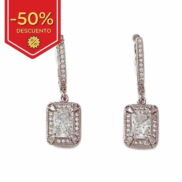 Imagen del productoPENDIENTES PLATA 925MM CIRCONITAS