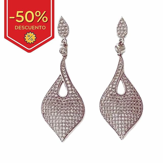 Imagen del productoPENDIENTES PLATA 925MM CIRCONITAS