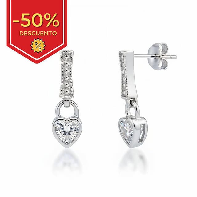 Imagen del productoPENDIENTES PLATA 925MM CORAZON