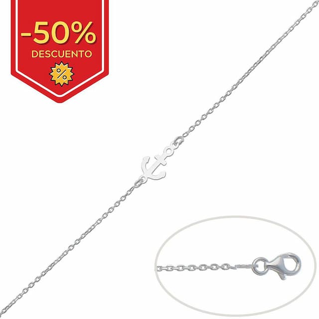 Imagen del productoPULSERA PLATA 925MM ANCLA