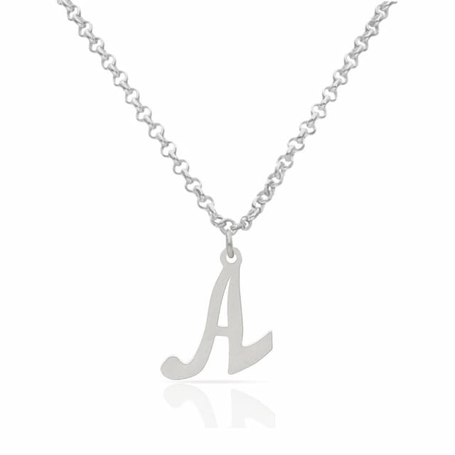 Imagen del productoGARGANTILLA PLATA 925MM  LETRA INGLESA