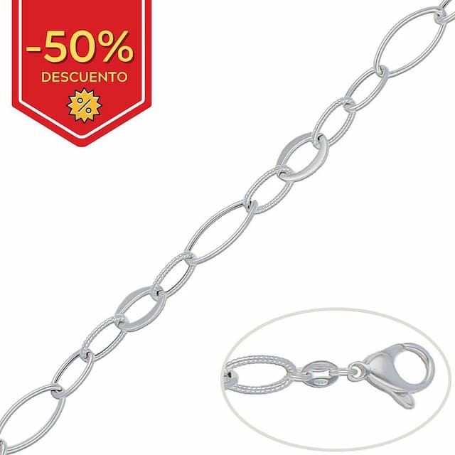 Imagen del productoPULSERA PLATA 925MM ESLABONES
