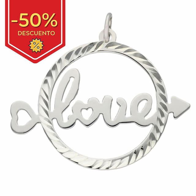 Imagen del productoCOLGANTE PLATA 925MM LOVE