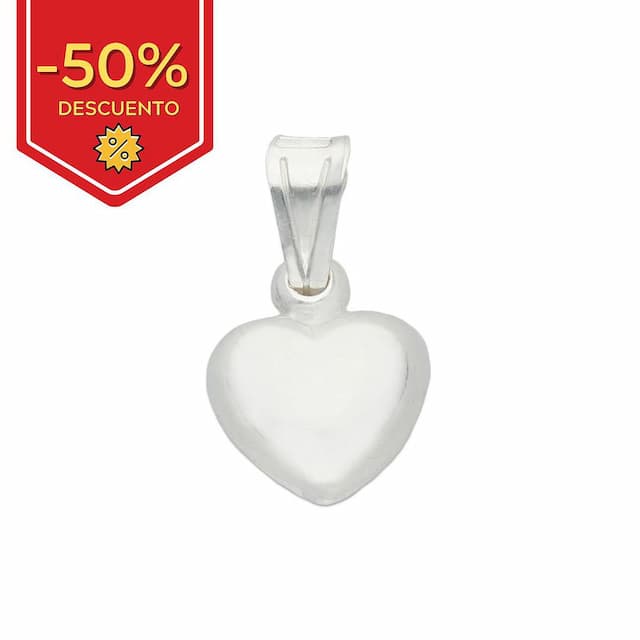 Imagen del productoCOLGANTE PLATA 925MM CORAZON