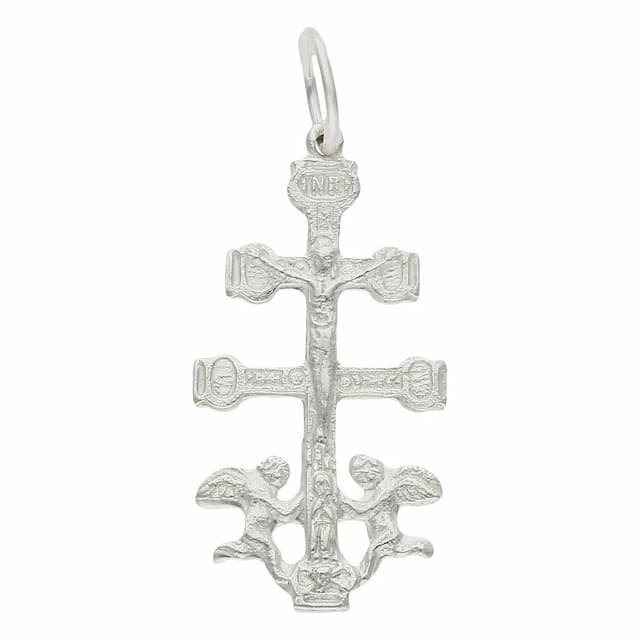 Imagen del productoCRUZ PLATA 925MM CARAVACA - 12X23MM